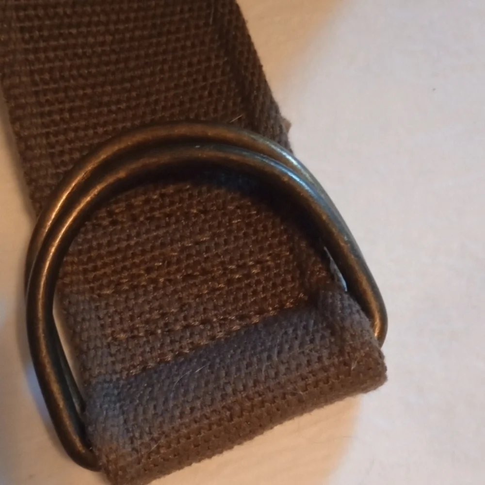 Brown Leather Belt with Classic Design